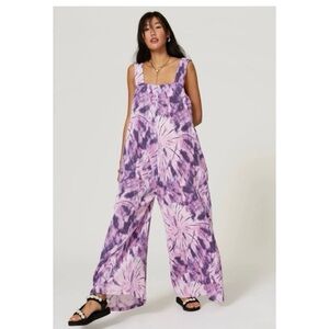 Show Me Your MuMu Purple Tie-Dye Jumpsuit